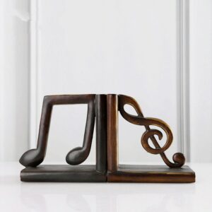 a Pair Creative Synthetic Resin Bookend Shelf  Bookend Holder Office Supplies Home Decoration Book Stand 2