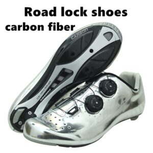 Unisex Carbon Fiber Men Cleats Road Bike Boots Speed Sneakers Flat Ultra light breathable Shoes Women Trail Racing SPD Cheap DH 1