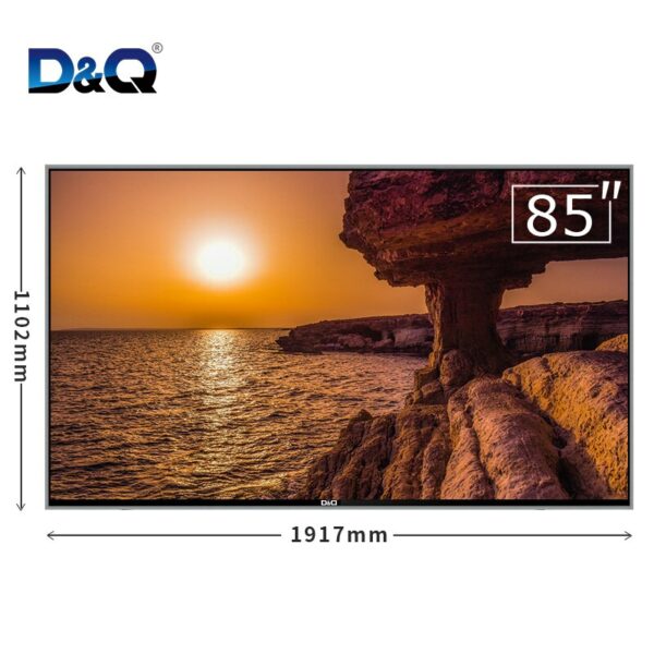 read to ship China Supplier 85 Inch LED television 4k smart tv with High Resolution televisor 3