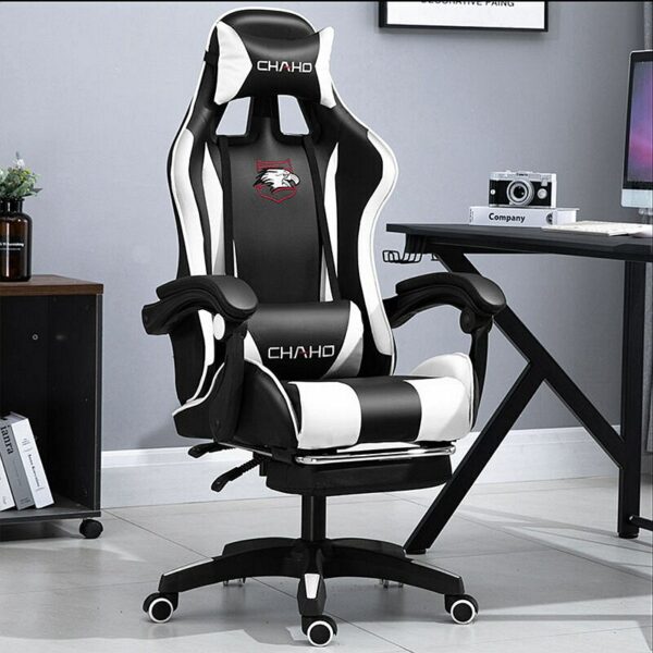 Luxury Ratex Cushion Gaming Chair With Massage Waist Pillow Professional Computer Chair Office Chair Super Soft Game Racer Chair 3