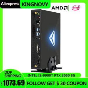 2022 Powerful Mini Gaming Desktop Computer Nvidia RTX3050 8G GDDR6 Intel Core i9 i7 i5 Processor 2*DDR4 M.2 NVMe SSD Rugged Pc 1