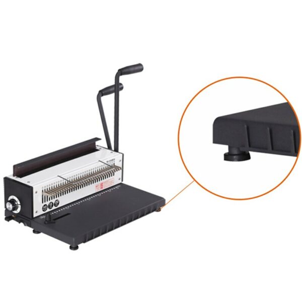 TD-1500B34 Manual Punching And Binding Machine A3A4 Document Iron Ring Punching Machine Pressing Ring Binding Machine 5