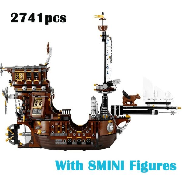 IN Spot 16002 The Metal Beard's Sea Cow Boys Toy Educational Blocks Christmas Birthday Gift and Display Compatible with 70810 1