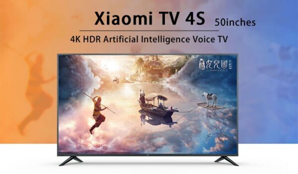 Original New Model Big Screen TV 4K Smart TV 4K mi TV 4S 50 inch Flat Screen Smart Television 6