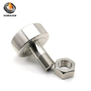 1Pcs CF30-2 KR90  Stud Type Cam Follower Bearing with bolt  roller SUS304 Stainless track runner bearing M30X90X100 mm 2