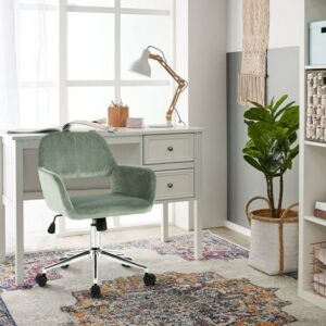 Home Modern Minimalist Furniture Office Desk Chair Computer Chair Fashion Furniture Velvet Adjustable Swivel Office Chair Cactus 1