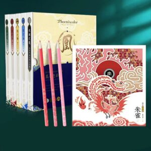 Professional 50/100 Gift Box Colored Pencils Set Artist Colored Pencil Chinese Style Oil Color Pencils Drawing Set Art Supplies 2