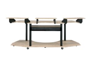 Eleazar Computer Desk, Natural Oak 92897 2