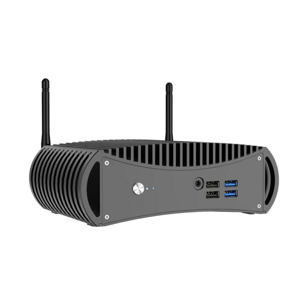 Intel 11th Core i5 1135G7 Fanless Mini PC FU01 Gaming Desktop Computer 3x4K@60GHZ Output Thundbolt 4 Support NVME SSD 2