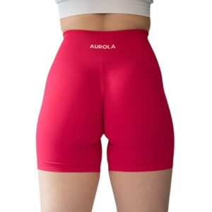 AUROLA Store Workout Tights for Women Seamless Scrunch Ahorts Gym Yoga Running Sport Active Fitness Intensify Shorts 2