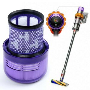 Washable Filter Hepa Unit For Dyson V15 SV14 Detect Cordless Vacuum Cleaner Parts Replace Filter Reusable 1