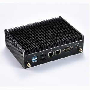 Mini PC Fanless Design intel  core i5 core i7 Dual lan Dual 4K output Supoort windows 11 computer gaming  industrial PC 2