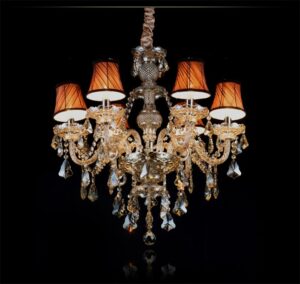 Hongcui American Style Chandelier Lamp LED Pendant Candle Hanging Light Luxury Fixtures for Home Decor Villa Hall 2