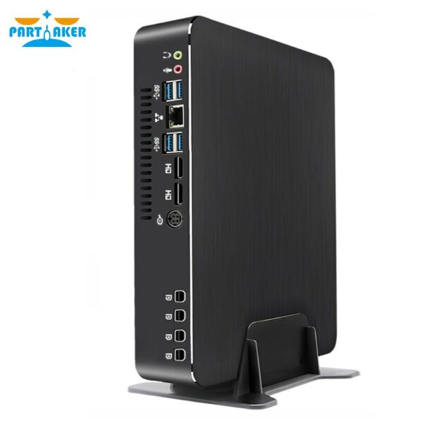 Partaker Mini Desktop PC Computer i9 9900T with T400 2G P1000 4G T1000 8G Dedicated Graphics for Design Video Editing Modeling 3