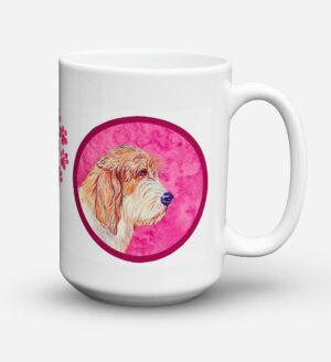 Petit Basset Griffon Vendeen Dishwasher Safe Microwavable Ceramic Coffee Mug 15