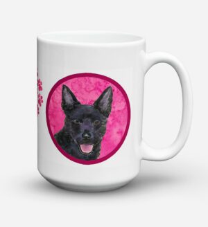 Australian Kelpie Dishwasher Safe Microwavable Ceramic Coffee Mug 15 ounce SS47