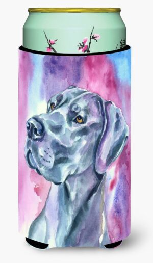 Great Dane Blue Mood Tall Boy Beverage Insulator Hugger