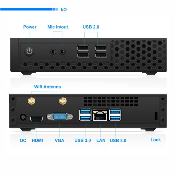 Chatreey S1 Mini PC Intel core i5 10300H i7 10750H i9 9880H windows 11 Gaming Desktop Computer 4K Output HTPC 4