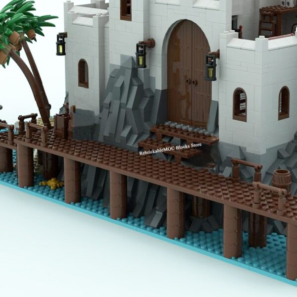 New 5548PCS Medieval Pirate Series MOC City Modular Buildings Imperial Fortress DIY children Toys Birthday Gift Christmas blocks 6