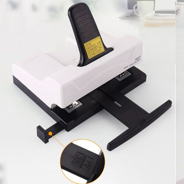 50ST Double Row Heavy Duty Stapler 50 Pages Of Paper Double Head Universal Binding Machine Suitable For 24/6 23/8 Needles 4