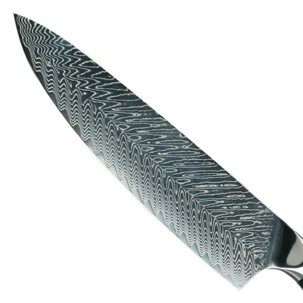 AIIWIN 8 Inch Chef Knives VG10 67 Layer Damascus Kitchen Knife Artistic Blue Resin Ergonomic Handle Super Sharp Kitchen Tools 5