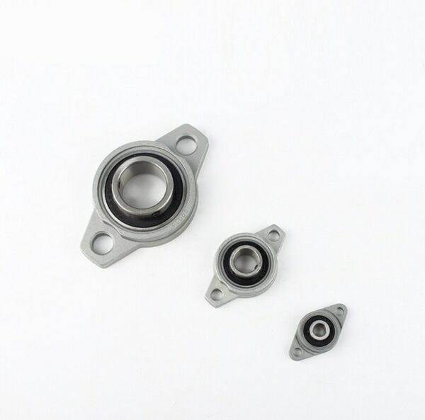 100pcs/lot KFL005 25mm  FL005 Bore Diameter Zinc Alloy Bearing Units Flange Pillow Block Bearing bracket For CNC parts 4