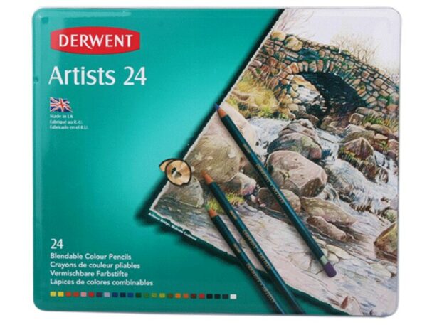 UK Derwent 12/24/36/48/72 color oil Color pencil Drawing Sketch Colour Pencil School Supplies secret garden Pencil tin box 3