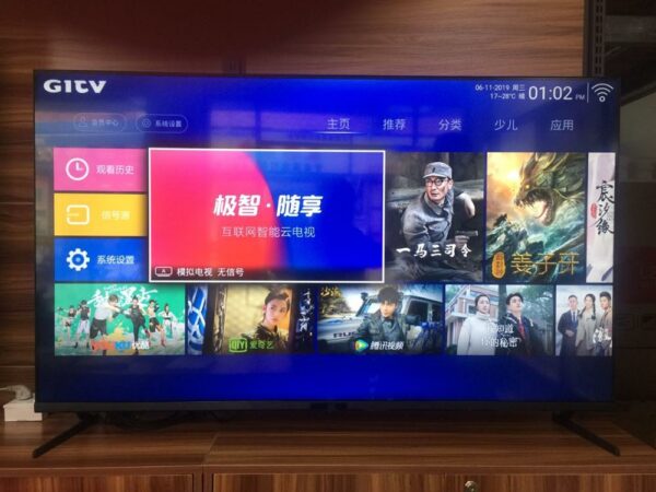 FHD LED TV 1080P 43 49 55 inch ultra slim android television Smart television TV 4