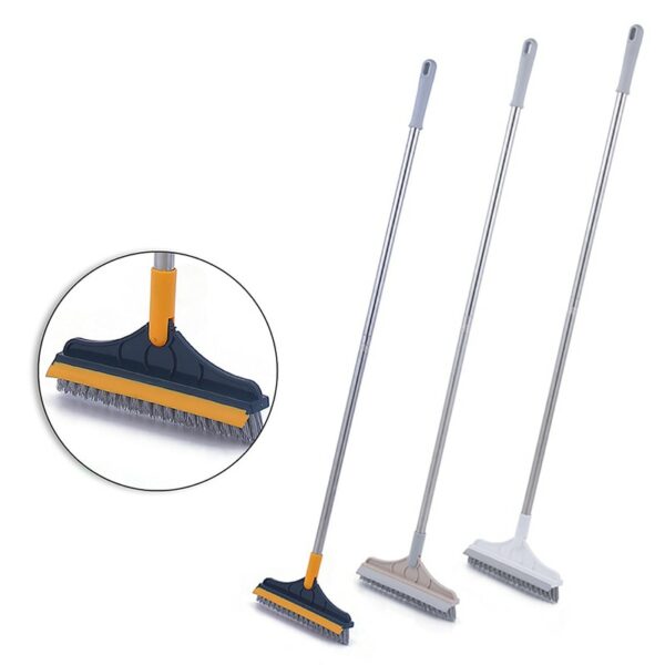 V Head Floor Brush Floor Groove Broom Floor Joint Brush Ceramic Tile Rotation Removable Multi-Purpose Corner Floor Brush Cleaner 1