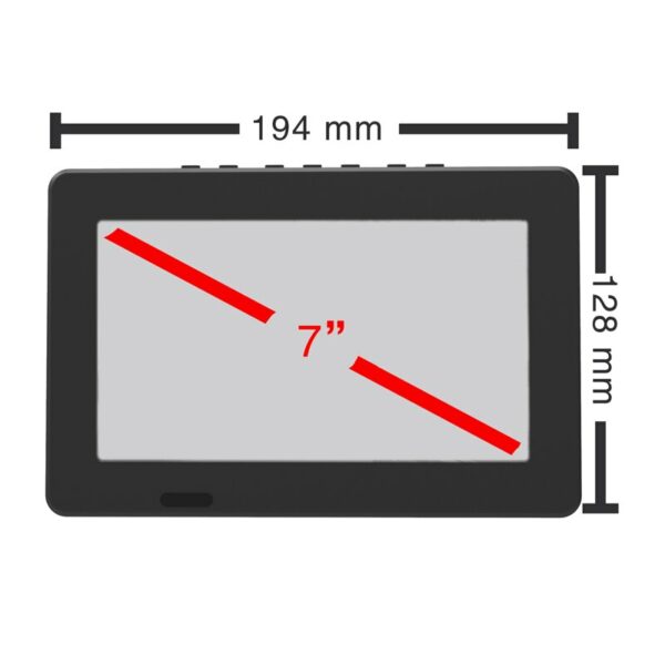 Portable 7TFT LCD TV Leadstar DTV ATV Antenna Receiver Tunrner DVBT2 Mini Car TV 5