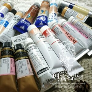 Watercolor pigment skin color collection VanGogh/ Windsor Newton/Mijello acuarelas 0.5ml flesh color 6/12/18 color art supplies 2