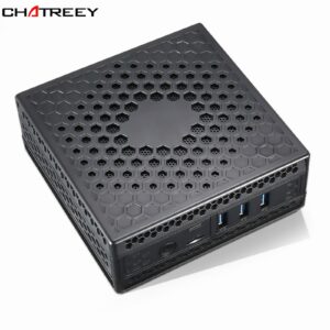 Chatreey AC1-Z Fanless Mini PC  Intel Celeron Quad core J4125  Desktop Mini Computer windows 10/ linux  Support windows 11 1