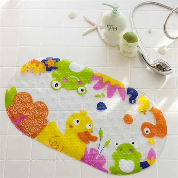 12 Color Cartoon Non Slip Bathroom Mat Pvc Shower Bath Mat for Children Household Suction Cup Drainage Bathroom Rug Bathtub Mat 3