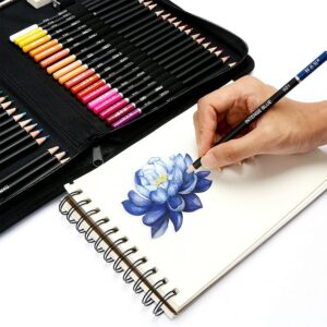 75pcs Professional Oil Colored Pencils Set with Pencils Cases Artist Drawing Pencils Color Pencil Painting School Supplies 2