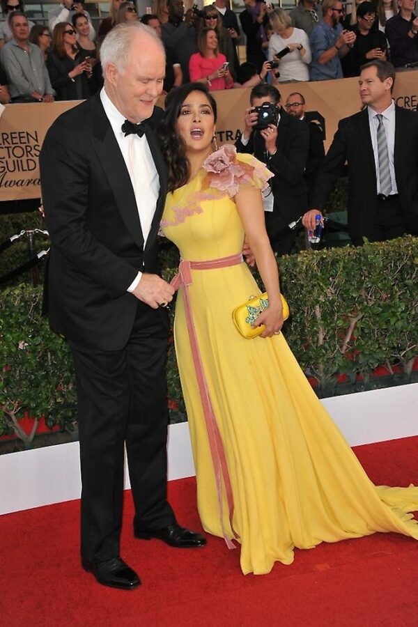 John Lithgow Salma Hayek At Arrivals For 23Rd Annual Screen Actors Guild Awards Presented By Sag Aftra -