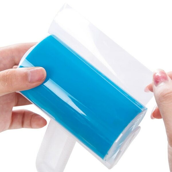 High Quality New Washable Reusable Clothes Hair Pet Hair Sticky Roller Household Cleaning Portable Hair Remover Roller-Brush 5