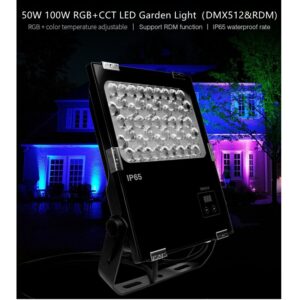 MIBOXER D5-G50 50W D5-G100 100W RGB + CCT LED (DMX512 and RDM) Landscape Light IP65 Waterproof Touch Digital Display 1