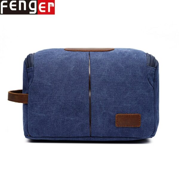 2022 NEW Men's multi-function Make-up Bag Fashion Travel Portable high-capacity Storage Wash Bag Cosmetic canvas Storage 6