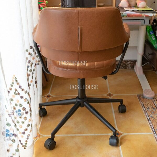 Front Desk Bedroom Backrest Lounge Chair Hotel Computer Chairs Simple Home Furniture Lifting Swivel Study Office Chair FOSUHOUSE 5