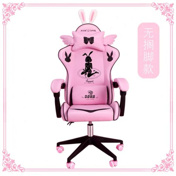 Home liftable chair LOL Internet cafe Sports racing chair WCG computer gaming chair Female anchor live broadcast rotatable chair 3