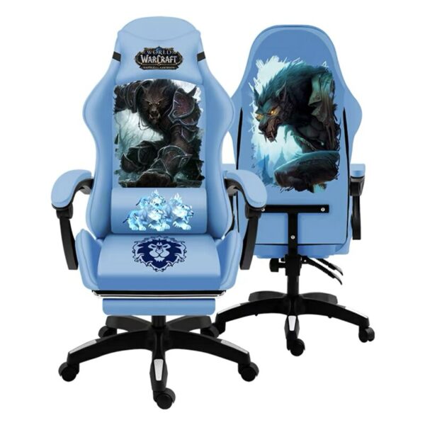 New Fashion black Wcg Gaming Chair Anchor Armchair Ergonomic Computer Chair Home Office Chairs Function Adjustable with Footrest 3