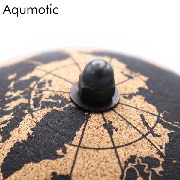 Aqumotic Cork Globe Decoration No Word 1pc World Message Board with Push Pins Large and Small Office Table Decora 4