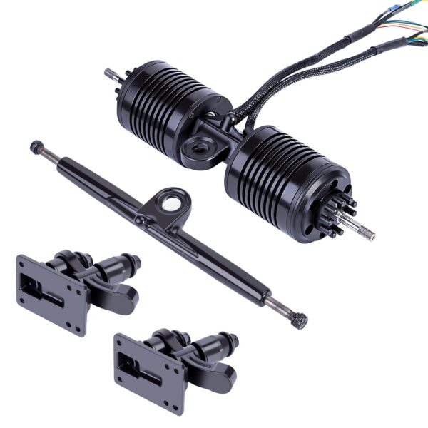 4-Wheel Electric Skateboard Direct Drive Motor Kit (Direct Drive Motor + Adapter for KEGEL Wheel + Front Truck +Double Kingpins) 1