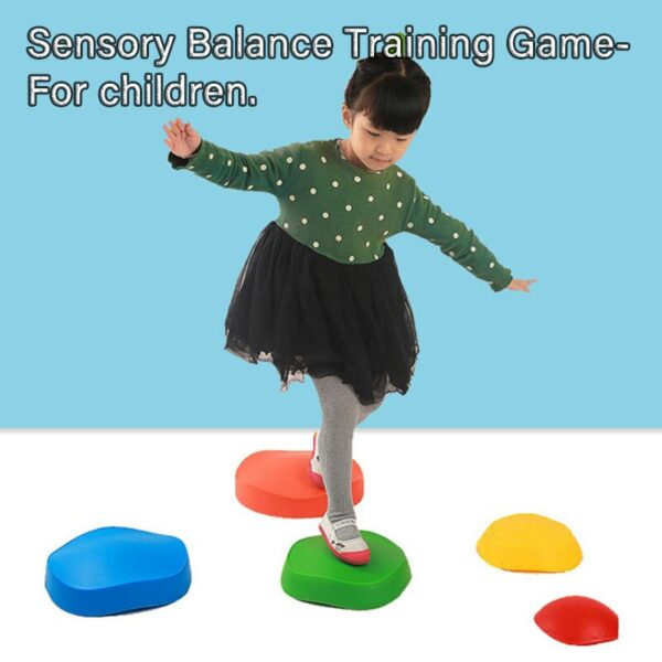 Children Sense System Toys Plastic Trampling Stone Tactile Sensory Balance Training Parish Sports Teaching Aids Educational Toys 3