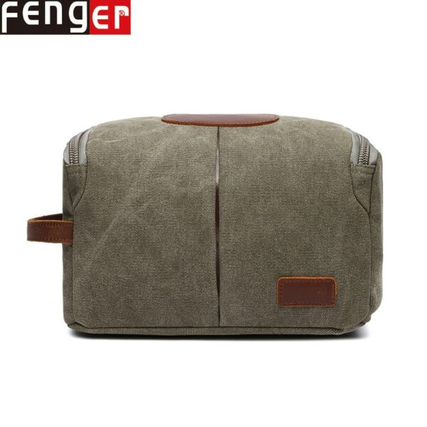 2022 NEW Men's multi-function Make-up Bag Fashion Travel Portable high-capacity Storage Wash Bag Cosmetic canvas Storage 4