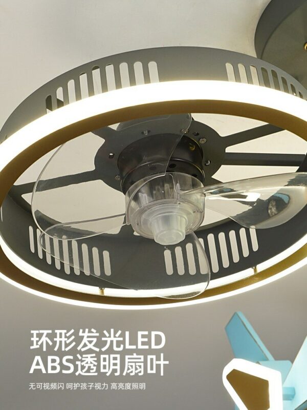 Avatar Air Plane LED Chandelier Boy Home Decoration Ceiling Lamp Children's Bedroom Simple Modern Indoor Fan Lighting 5