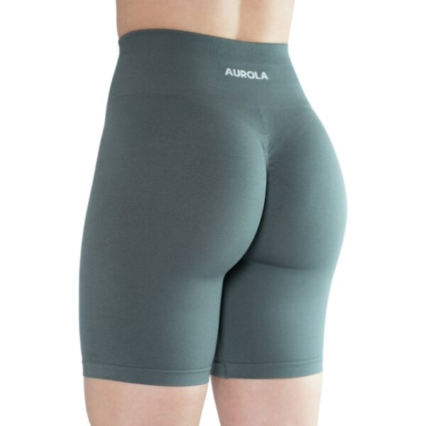 AUROLAus Biker Shorts for Women Seamless Scrunch Gym Yoga Intensify Running Sport Active Exercise Fitness 7.5" amplify Tights 1