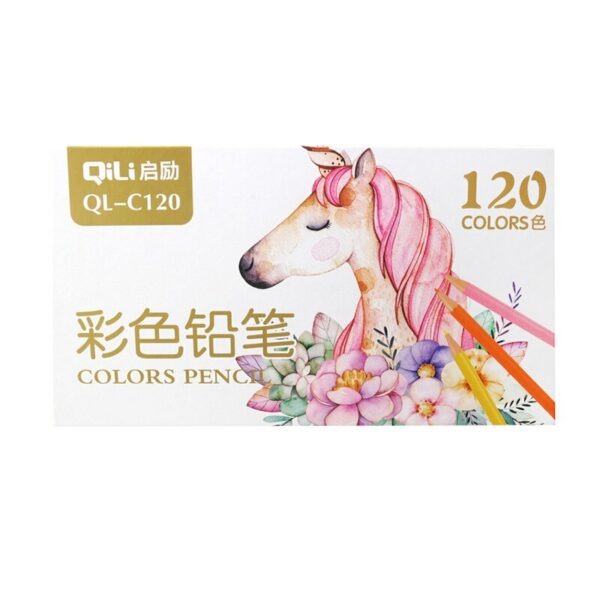 Multicolour 120 Colors Professional Oil Color Pencils Set Artist Painting Sketching Wood Soft Color Pencil School Art Supplies 6