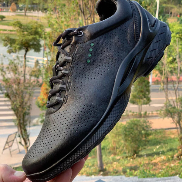 Leather Lace-up Men's Shoes Breathable Leisure Outdoor Golf Fitness Sports Walking Non-slip Boots Cycling Trekking Sneakers 5