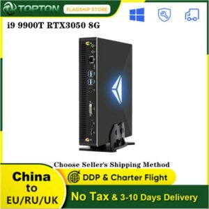 Topton New Nvidia RTX 3050 8G GDDR6 Gaming PC MV200 Intel Core i9 i7 i5 2*DDR4 M.2 NVMe SSD Desktop Computer Windows 11 AC WiFi 1